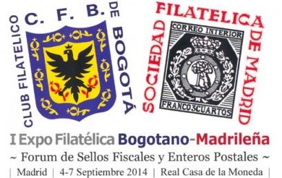 ACADÉMICOS EN LA I EXPOSICIÓN FILATÉLICA BOGOTANO-MADRILEÑA 2014
