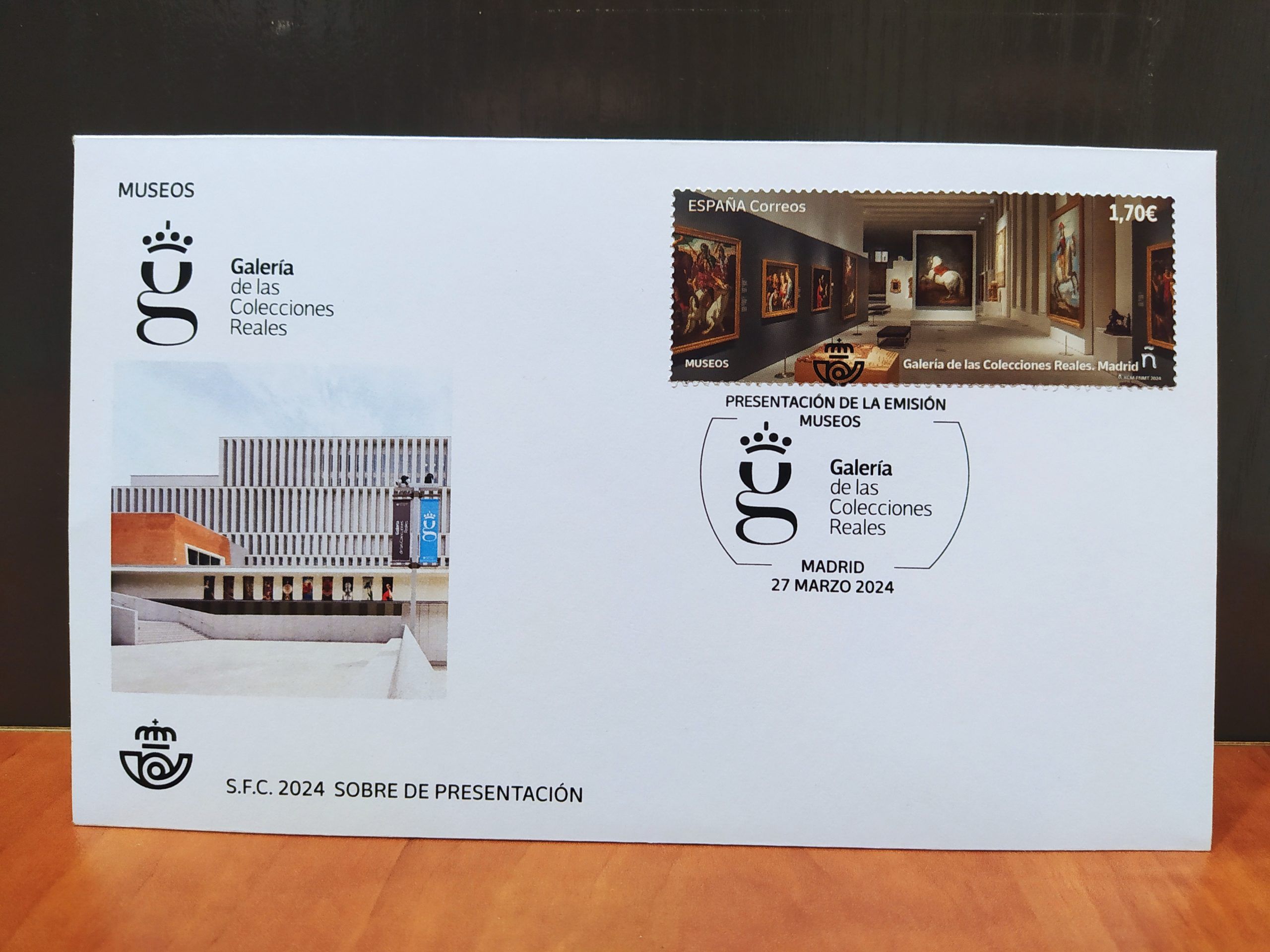 Presentación sello “Museos. Galería de las Colecciones Reales. Madrid”