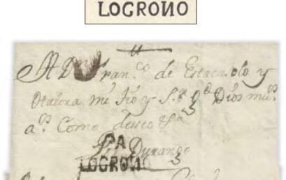 De HISTORIA POSTAL DE NAVARRA LAS MARCAS «PA» DE NAVARRA (1722-1776)