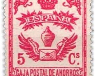LOS SELLOS DE LA CAJA POSTAL DE AHORROS