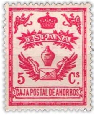 LOS SELLOS DE LA CAJA POSTAL DE AHORROS