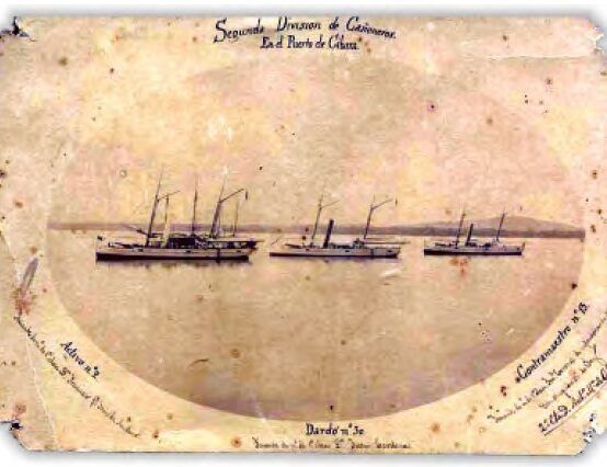 MARCAS POSTALES DE LOS CAÑONEROS DE VAPOR CONSTRUIDOS EN 1869 PARA LA CUSTODIA DEL LITORAL DE LA ISLA DE CUBA