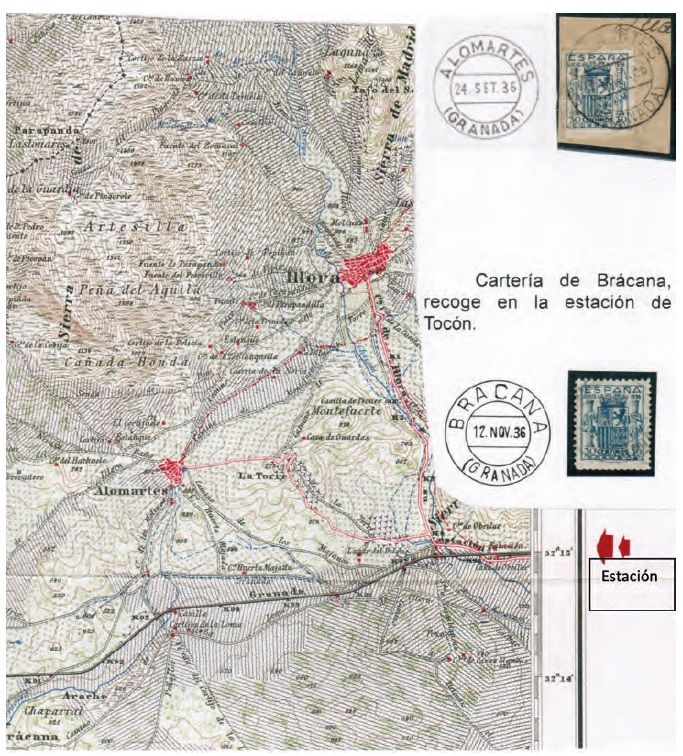 LA ESTAFETA DE ÍLLORA Y EL SELLO DE GRANADA