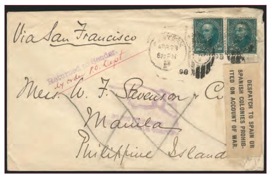 LA OCUPACIÓN AMERICANA DE LA ADMINISTRACIÓN POSTAL EN FILIPINAS EN 1898
