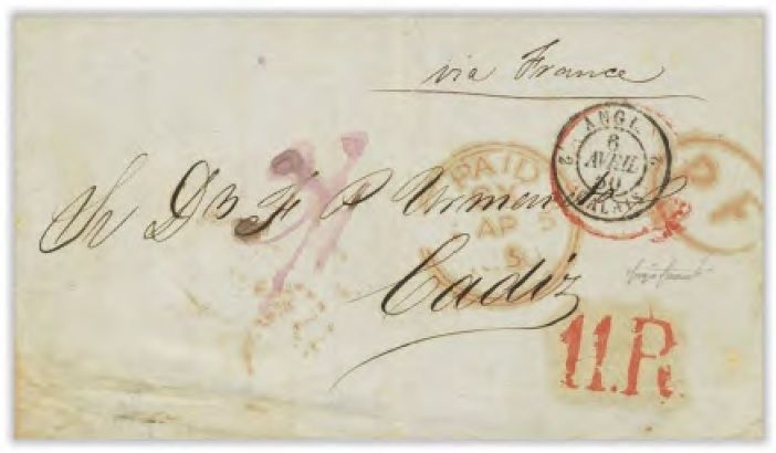 EL CORREO DE PUERTO RICO A ESPAÑA POR VÍA DE INGLATERRA 1846 – 1867