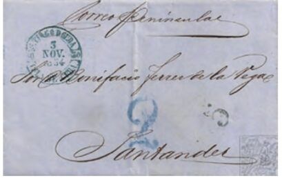 LA TARIFA DE 1854 PARA EL CORREO NO FRANQUEADO DE LAS ANTILLAS Y SUS INTERPRETACIONES