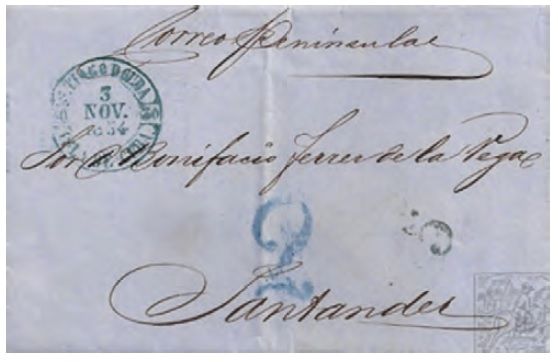 LA TARIFA DE 1854 PARA EL CORREO NO FRANQUEADO DE LAS ANTILLAS Y SUS INTERPRETACIONES