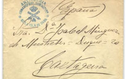 LA CORRESPONDENCIA DE LAS UNIDADES DE ARTILLERÍA DEL EJÉRCITO ESPAÑOL EN LA GUERRA DE CUBA (1895-1898)