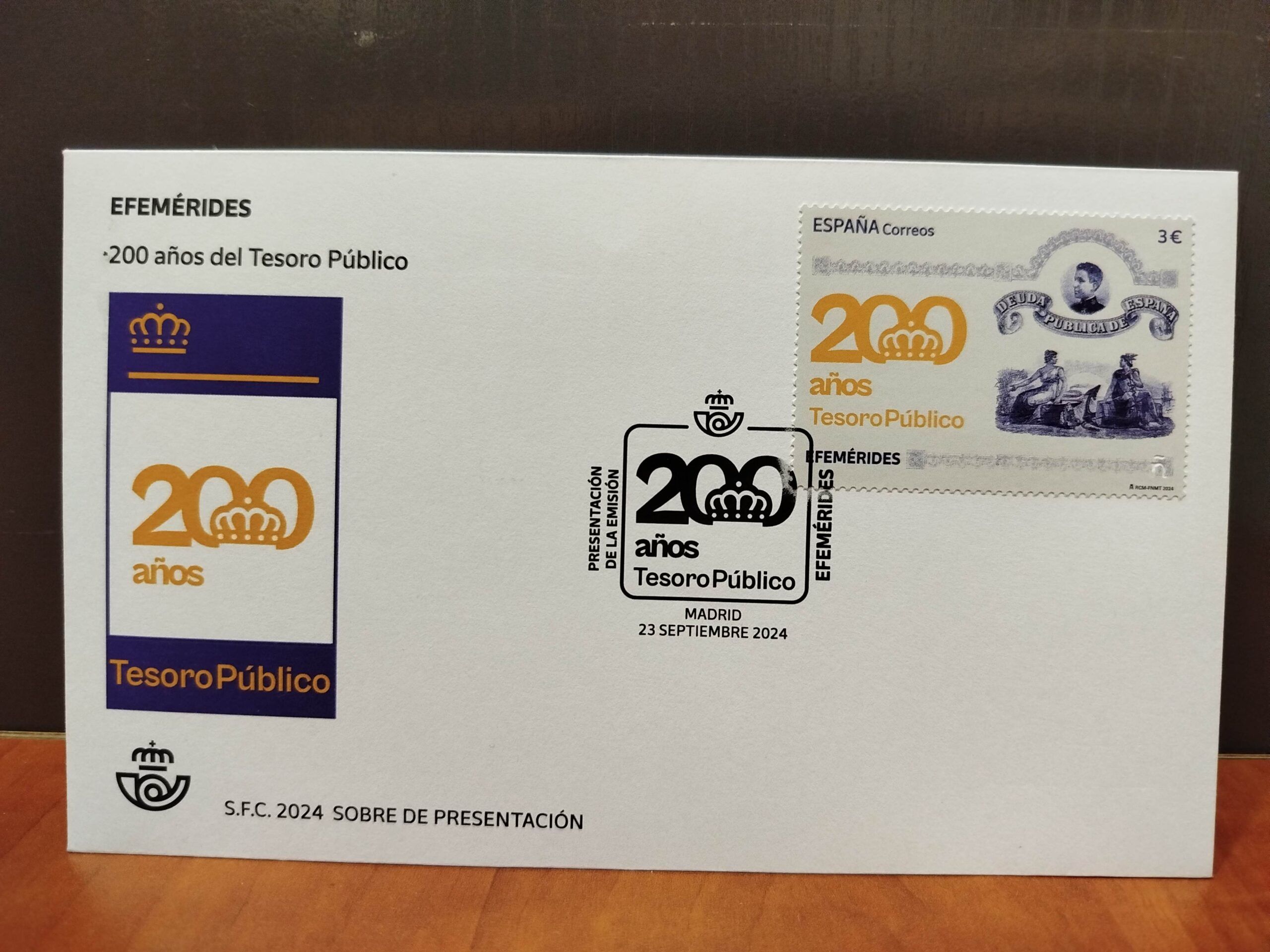 Presentación del sello “Efemérides. 200 aniversario del Tesoro Público”