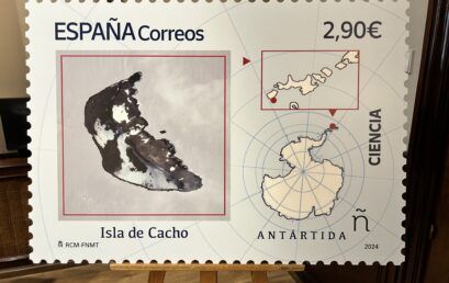 Presentación del sello “Isla de Cacho”