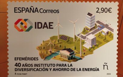 Presentación del sello “Efemérides. 40 años del Instituto para la Diversificación y Ahorro de la Energía”