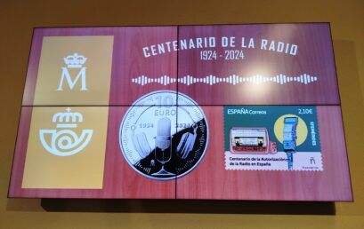 Presentación del sello “Centenario de la Radio en España” y de la moneda “Centenario de la Radio, 1924-2024”
