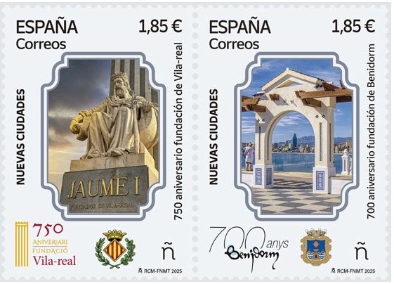 Presentación del sello “Nuevas ciudades. 700 Aniversario de la fundación de Benidorm” Presentación del sello “Nuevas ciudades. 700 Aniversario de la fundación de Benidorm”