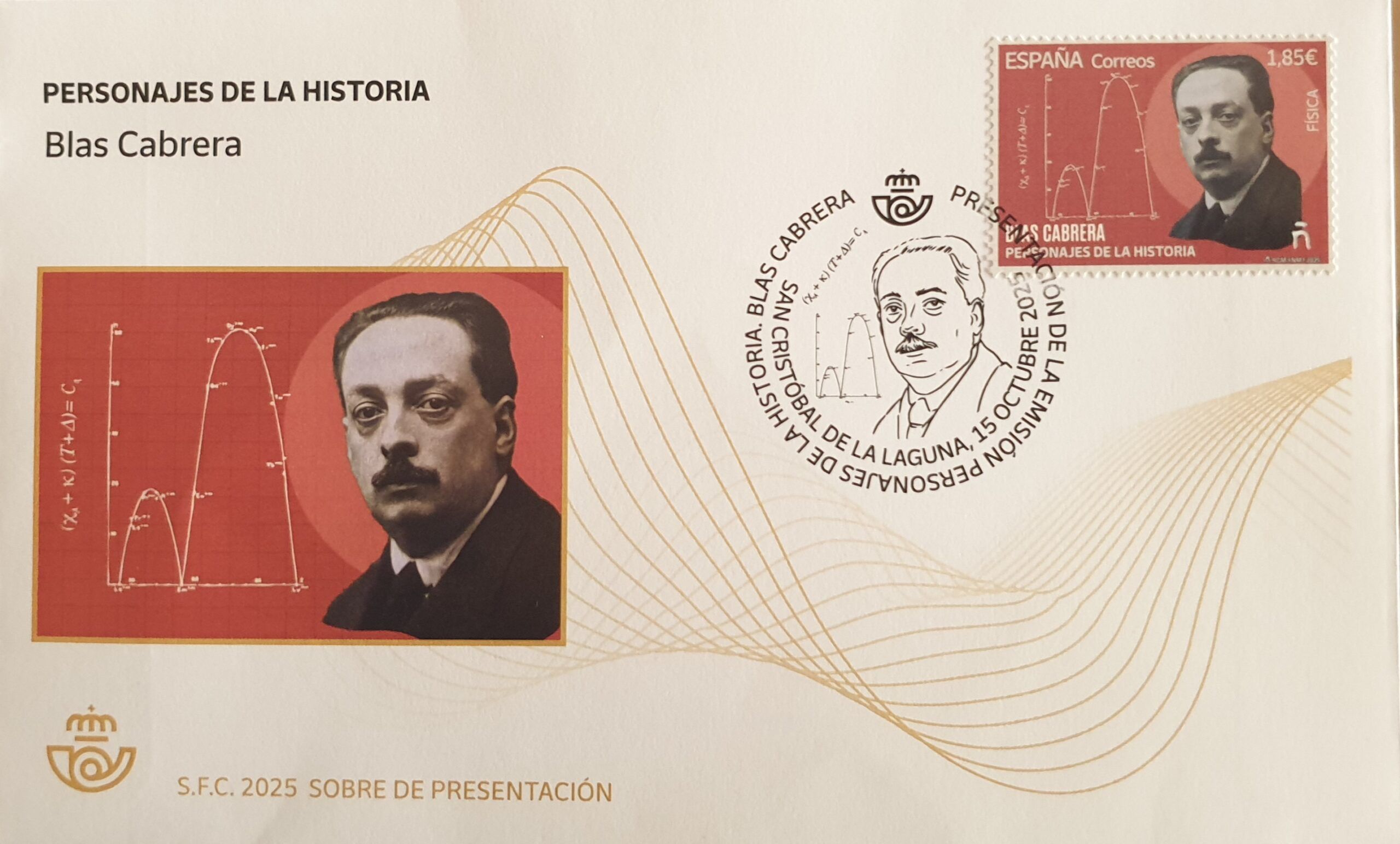 Presentación del Sello “Personajes de la Historia. Blas Cabrera”