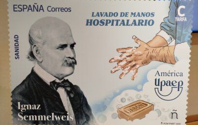 Presentación del sello “Sanidad. Ignaz Semmelweis. Lavado de manos hospitalario”