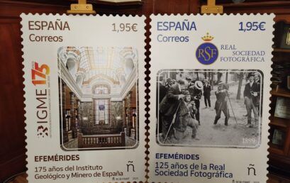 Presentación de los Sellos “EFEMÉRIDES. 175 años del Instituto Geológico y Minero de España” y “EFEMÉRIDES. 125 años de la Real Sociedad Fotográfica”