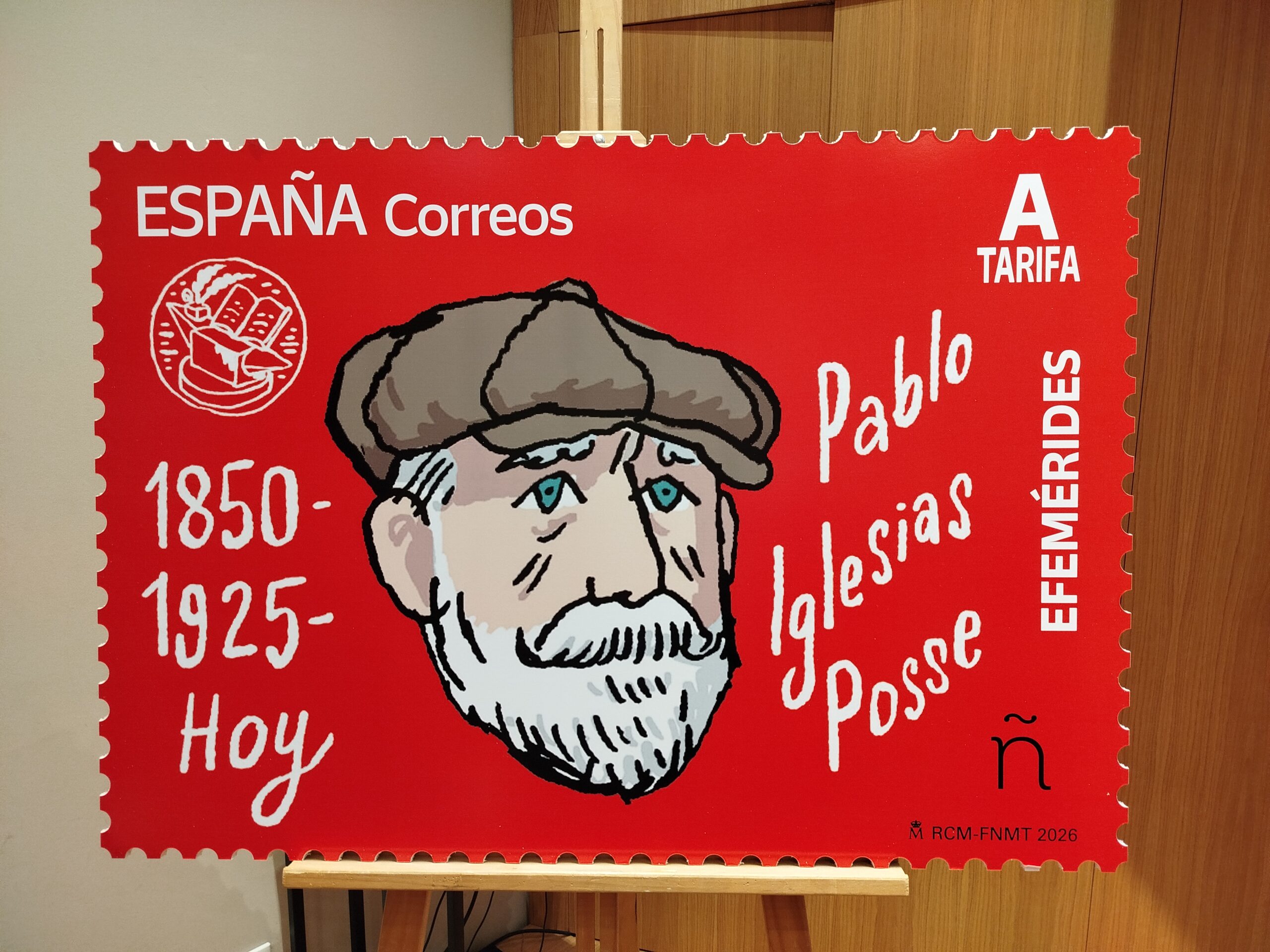 Presentación Sello “Efemérides. Pablo Iglesias Posse, 1850-1925”
