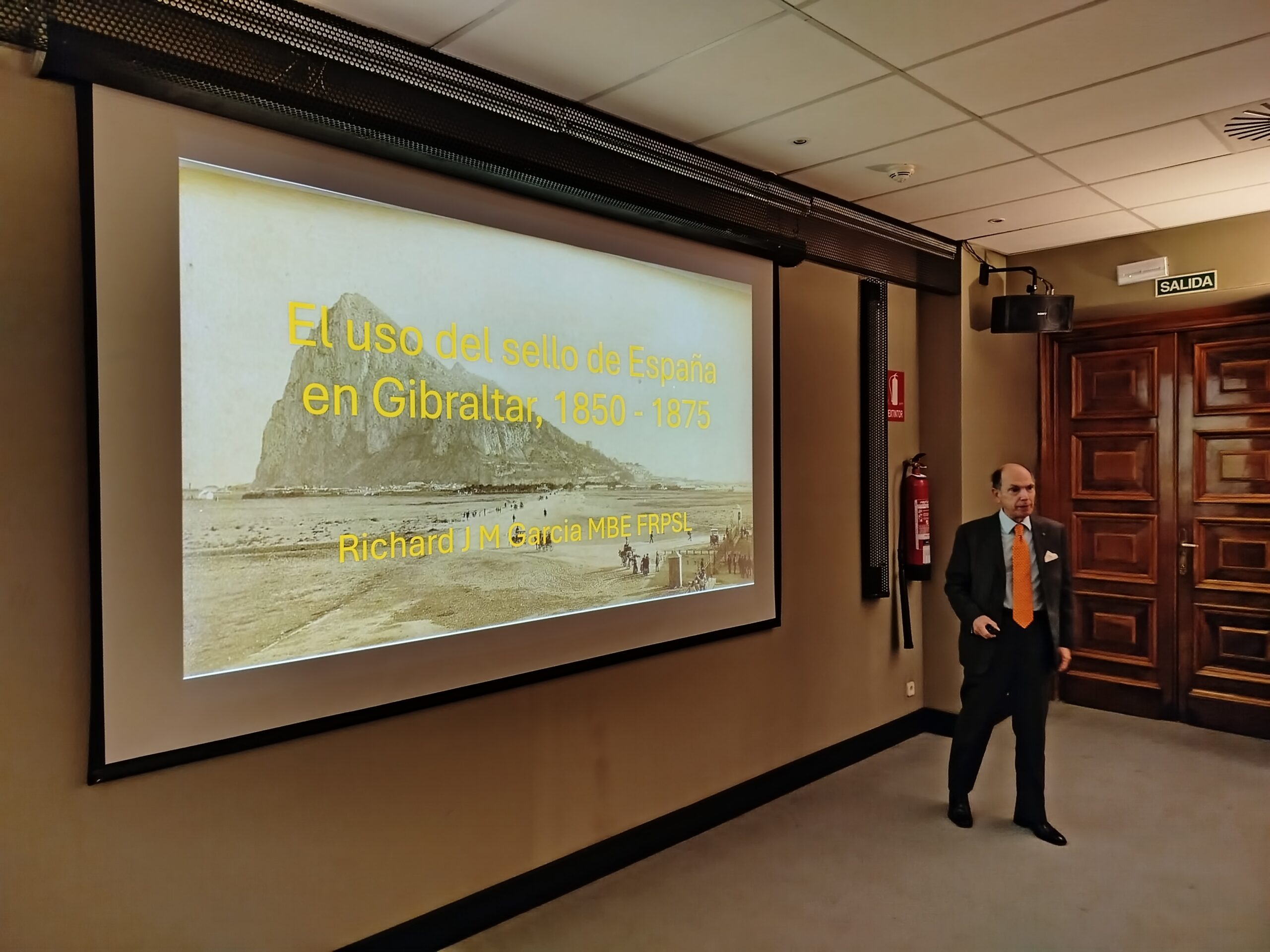 INTERVENCIÓN DE D. RICHARD GARCÍA, MIEMBRO DE LA ROYAL PHILATELIC SOCIETY LONDON EN LA SESIÓN ACADÉMICA CELEBRADA EN MADRID, 22 DE NOVIEMBRE DE 2025