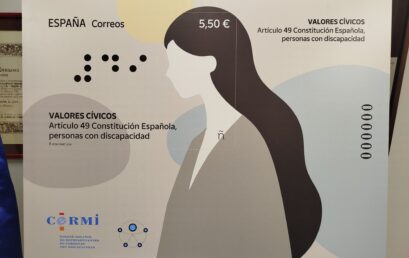 Presentación sello “VALORES CÍVICOS. Artículo 49 Constitución Española, personas con discapacidad”