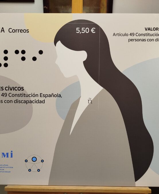 Presentación sello “VALORES CÍVICOS. Artículo 49 Constitución Española, personas con discapacidad”