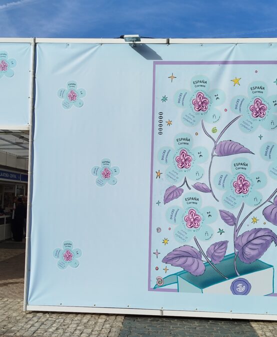 Presentación sello “Dulces centenarios. Caramelos de violeta. Madrid” e inauguración de la 56 Feria Nacional del Sello