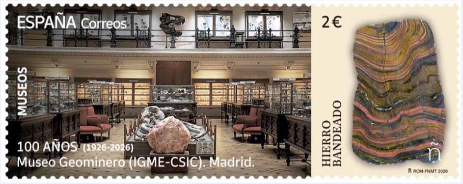Presentación sello “MUSEOS. Museo Geominero (IGME-CSIC). Madrid. 100 años” Presentación sello “MUSEOS. Museo Geominero (IGME-CSIC). Madrid. 100 años”